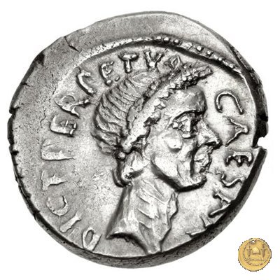 480/8 - denario C. Iulius Caesar / L. Aemilius Buca 44 BC (Roma)