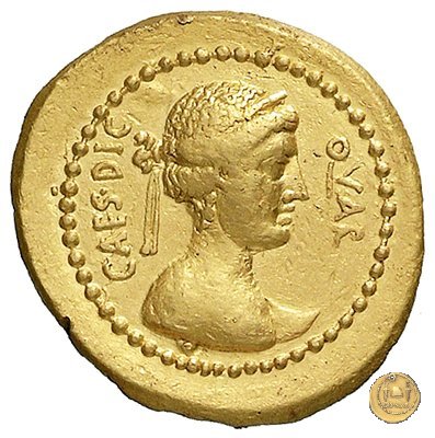 481/1 - aureo C. Iulius Caesar 44 BC (Roma)