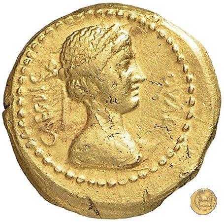 481/1 - aureo C. Iulius Caesar 44 BC (Roma)