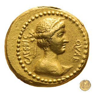 481/1 - aureo C. Iulius Caesar 44 BC (Roma)