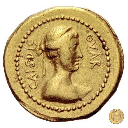 481/1 - aureo C. Iulius Caesar 44 BC (Roma)