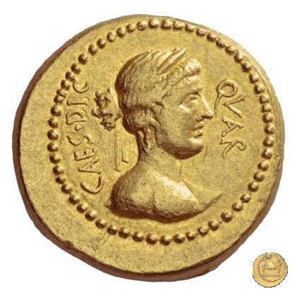 481/1 - aureo C. Iulius Caesar 44 BC (Roma)