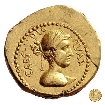 481/1 - aureo C. Iulius Caesar 44 BC (Roma)