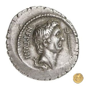483/2 - denario Sex. Pompeius Magnus Pius / Q. Nasidius 44-43 BC (Itinerante con Sex. Pompeius)