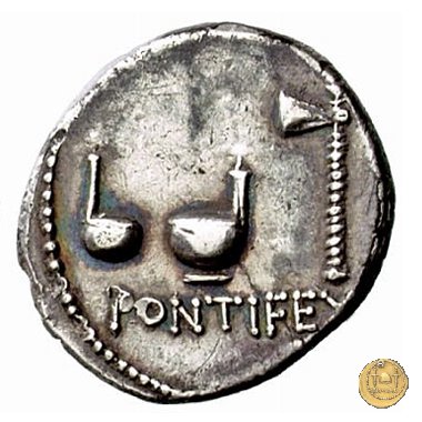 484/1 - denario C. Antonius 43 BC (Itinerante con C. Antonius)