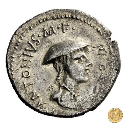 484/1 - denario C. Antonius 43 BC (Itinerante con C. Antonius)