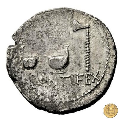 484/1 - denario C. Antonius 43 BC (Itinerante con C. Antonius)