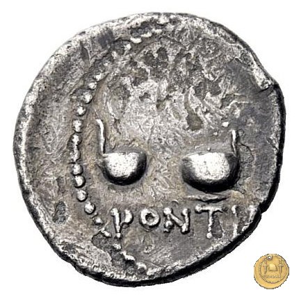 484/1 - denario C. Antonius 43 BC (Itinerante con C. Antonius)