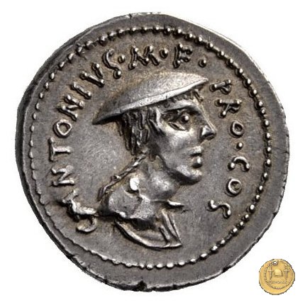 484/1 - denario C. Antonius 43 BC (Itinerante con C. Antonius)