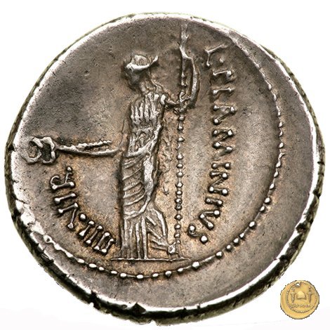 485/1 - denario L. Flaminius Chilo 43 BC (Roma)