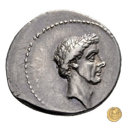 485/1 - denario L. Flaminius Chilo 43 a.C. (Roma)