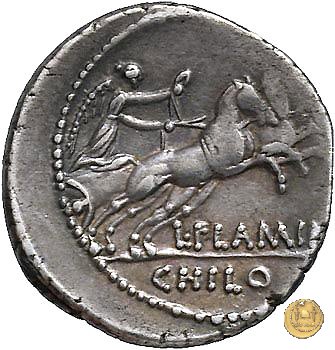 485/2 - denario L. Flaminius Chilo 43 BC (Roma)