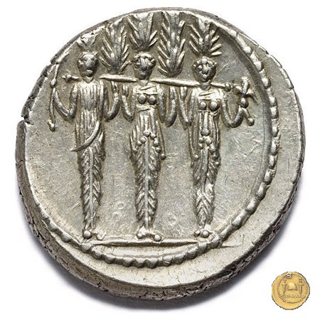 486/1 - denario P. Accoleius Lariscolus 43 BC (Roma)