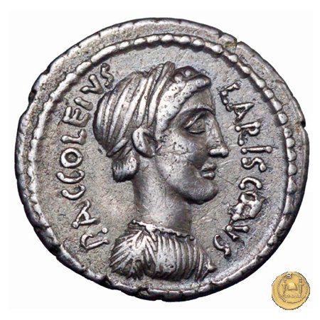 486/1 - denario P. Accoleius Lariscolus 43 BC (Roma)