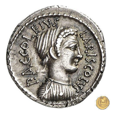 486/1 - denario P. Accoleius Lariscolus 43 BC (Roma)