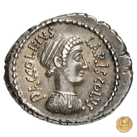 486/1 - denario P. Accoleius Lariscolus 43 BC (Roma)