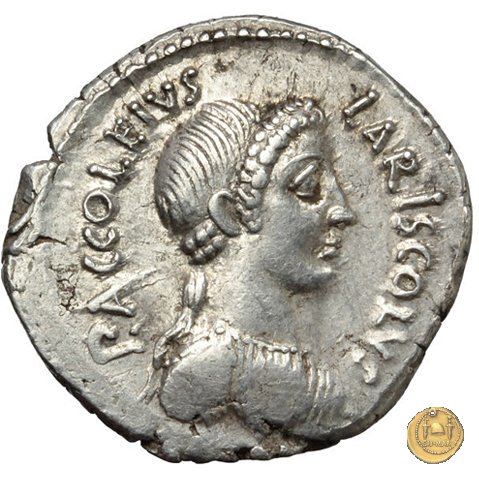 486/1 - denario P. Accoleius Lariscolus 43 BC (Roma)