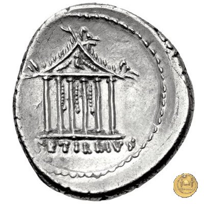 487/1 - denario Petillius Capitolinus 43 BC (Roma)