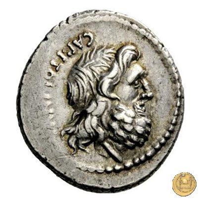 487/1 - denario Petillius Capitolinus 43 BC (Roma)