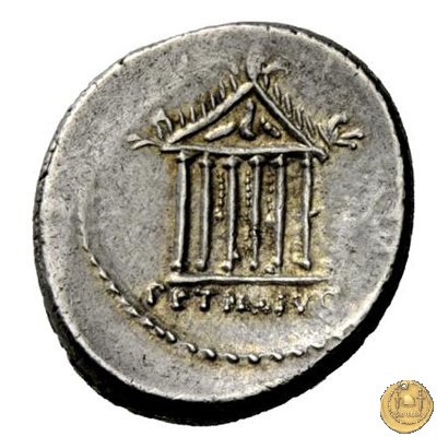 487/1 - denario Petillius Capitolinus 43 BC (Roma)