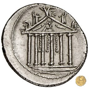 487/2 - denario Petillius Capitolinus 43 BC (Roma)