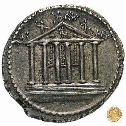 487/2 - denario Petillius Capitolinus 43 BC (Roma)