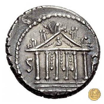 487/2 - denario Petillius Capitolinus 43 BC (Roma)