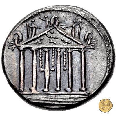487/2 - denario Petillius Capitolinus 43 BC (Roma)