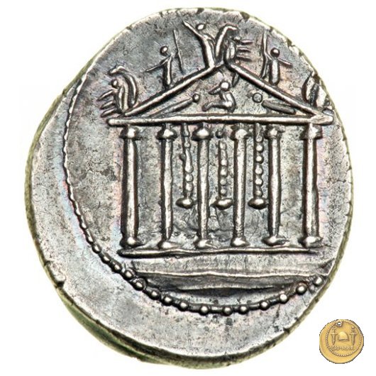 487/2 - denario Petillius Capitolinus 43 BC (Roma)