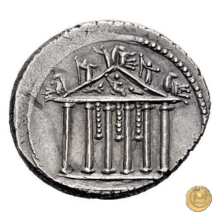 487/2 - denario Petillius Capitolinus 43 BC (Roma)