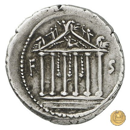 487/2 - denario Petillius Capitolinus 43 BC (Roma)