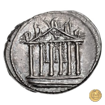 487/2 - denario Petillius Capitolinus 43 BC (Roma)