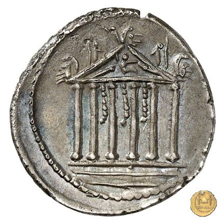 487/2 - denario Petillius Capitolinus 43 BC (Roma)