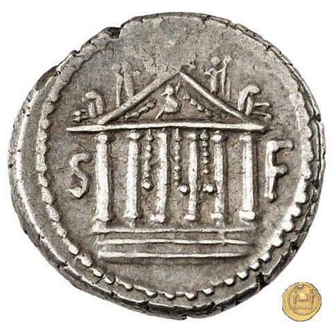 487/2 - denario Petillius Capitolinus 43 BC (Roma)