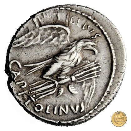 487/2 - denario Petillius Capitolinus 43 BC (Roma)