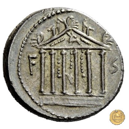 487/2 - denario Petillius Capitolinus 43 BC (Roma)