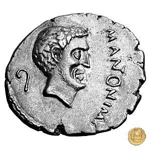 488/1 - denario M. Antonius 43 BC (Gallia Trans- Cisalpina)