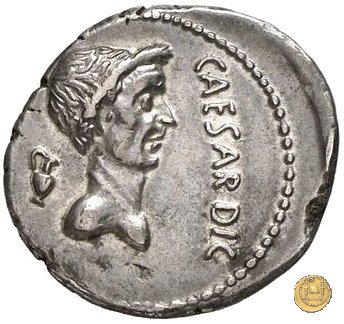 488/1 - denario M. Antonius 43 BC (Gallia Trans- Cisalpina)