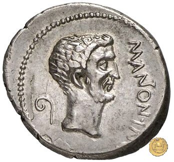 488/1 - denario M. Antonius 43 BC (Gallia Trans- Cisalpina)