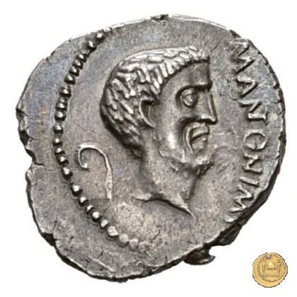 488/1 - denario M. Antonius 43 BC (Gallia Trans- Cisalpina)