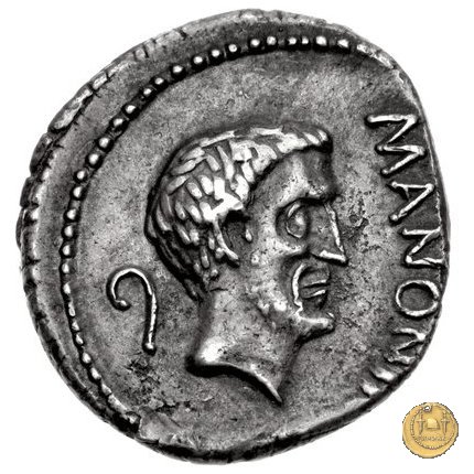 488/1 - denario M. Antonius 43 BC (Gallia Trans- Cisalpina)