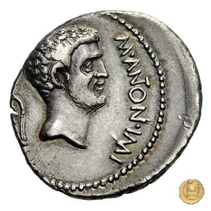 488/1 - denario M. Antonius 43 BC (Gallia Trans- Cisalpina)