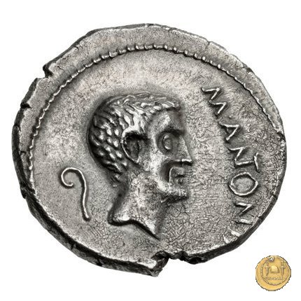 488/1 - denario M. Antonius 43 BC (Gallia Trans- Cisalpina)