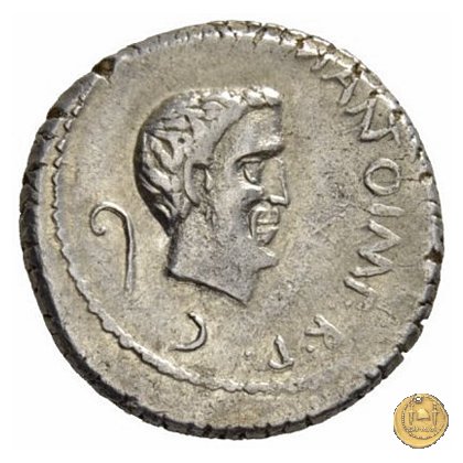 488/2 - denario M. Antonius 43 a.C. (Gallia Trans- Cisalpina)