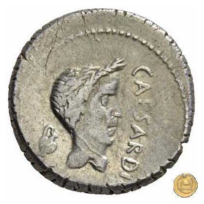 488/2 - denario M. Antonius 43 BC (Gallia Trans- Cisalpina)