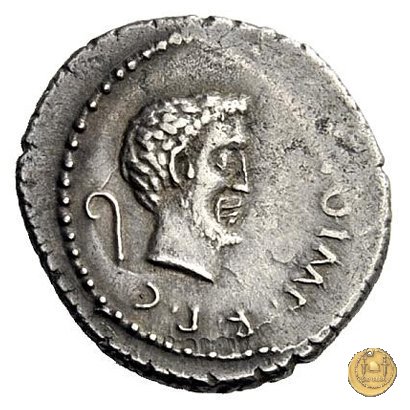 488/2 - denario M. Antonius 43 BC (Gallia Trans- Cisalpina)