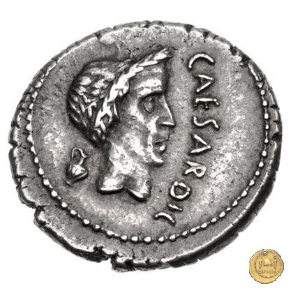 488/2 - denario M. Antonius 43 BC (Gallia Trans- Cisalpina)