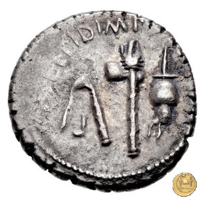 489/2 - denario M. Antonius / M. Aemilius Lepidus 43-42 BC (Gallia Trans- Cisalpina)