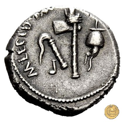 489/2 - denario M. Antonius / M. Aemilius Lepidus 43-42 BC (Gallia Trans- Cisalpina)