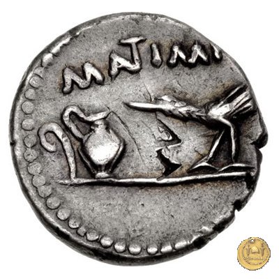 489/4 - quinario M. Antonius 43-42 a.C. (Gallia Trans- Cisalpina)